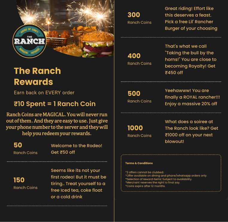 Ranch Coins Loyalty Program Rewards System